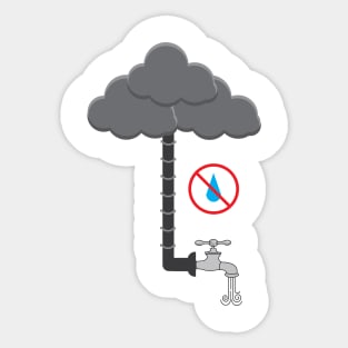 Rain Cloud Tap Sticker